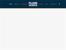 Tablet Screenshot of islandwingsmauritius.com